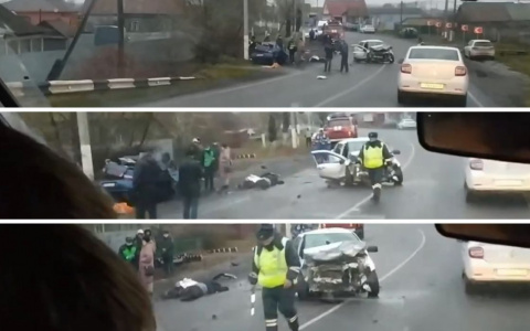 Жуткие кадры: появилось видео с места смертельной аварии под Пензой