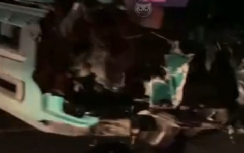 В Пензенской области произошло страшное массовое ДТП - видео