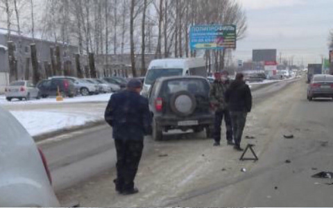 В Пензе на улице Аустрина произошла очередная авария