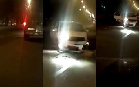 Самая нелепая авария произошла в Пензе на перекрестке – видео