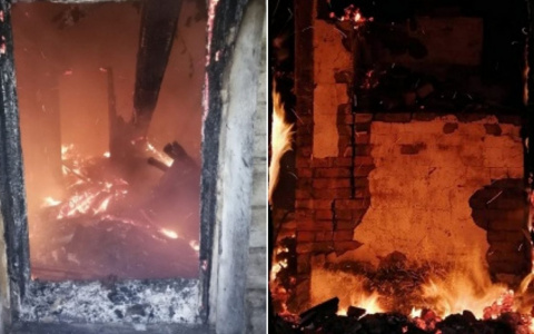 В Пензенской области произошел смертельный пожар: один человек погиб