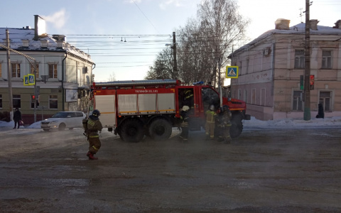 Появились фото с места пожара в пензенском госпитале