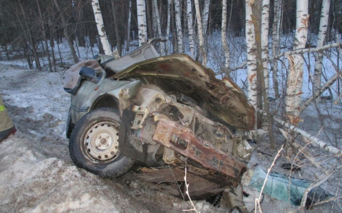 Появились фото с места жуткого ДТП на трассе "Тамбов-Пенза"