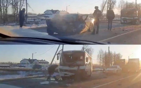 Стало известно, кто погиб в страшной аварии с автобусом в Кузнецком районе