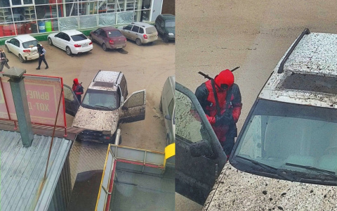 В Пензе заметили киногероя, который ел шаурму