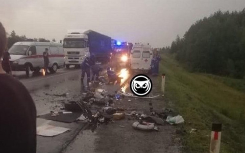 Очевидцы сообщили о смертельной аварии на трассе под Пензой