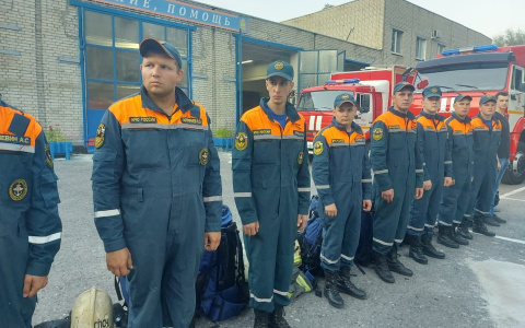 Пожарные из Пензы выехали в Саров для помощи в тушении заповедника
