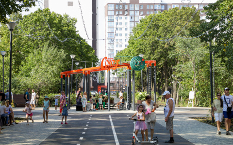 «Самый крупный в Поволжье»: в Пензе прошло открытие веревочного парка