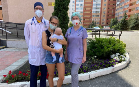 В Пензе врачи вылечили 4-месячного ребенка с 25% поражением легких