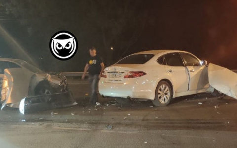 Под Пензой произошла серьезная авария с участием трех автомобилей