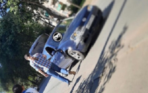 В пензенском Арбекове 2 машины угодили в жесткую аварию