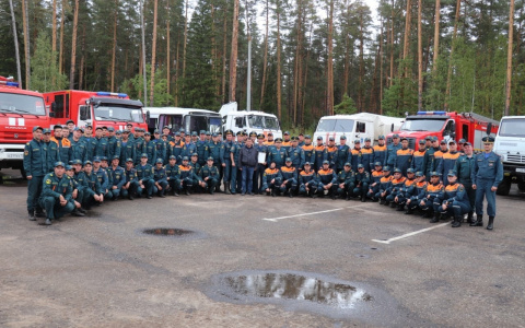 Пензенские спасатели вернулись с тушения лесных пожаров в Нижегородской области