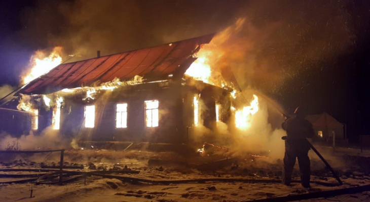 В Пензенской области пожар унес жизнь мужчины