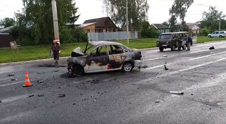 В полиции подтвердили смерть трех пензенцев, сгоревших заживо в ДТП в Саранске