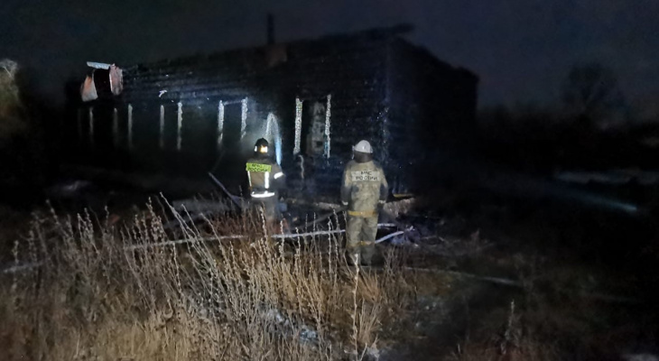 В Пензенской области при пожаре в частном доме погибли два человека