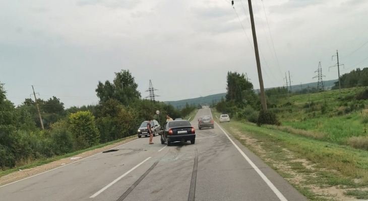 Очевидцы опубликовали видео с места аварии на дороге «Пенза – Шемышейка»