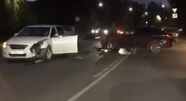 В Пензенской области в аварии пострадала женщина