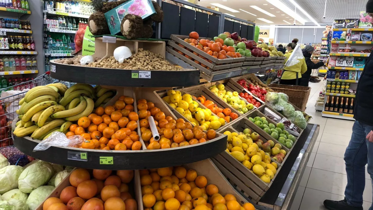 Продажи фруктов и рыбы в Пензенской области серьезно просели 