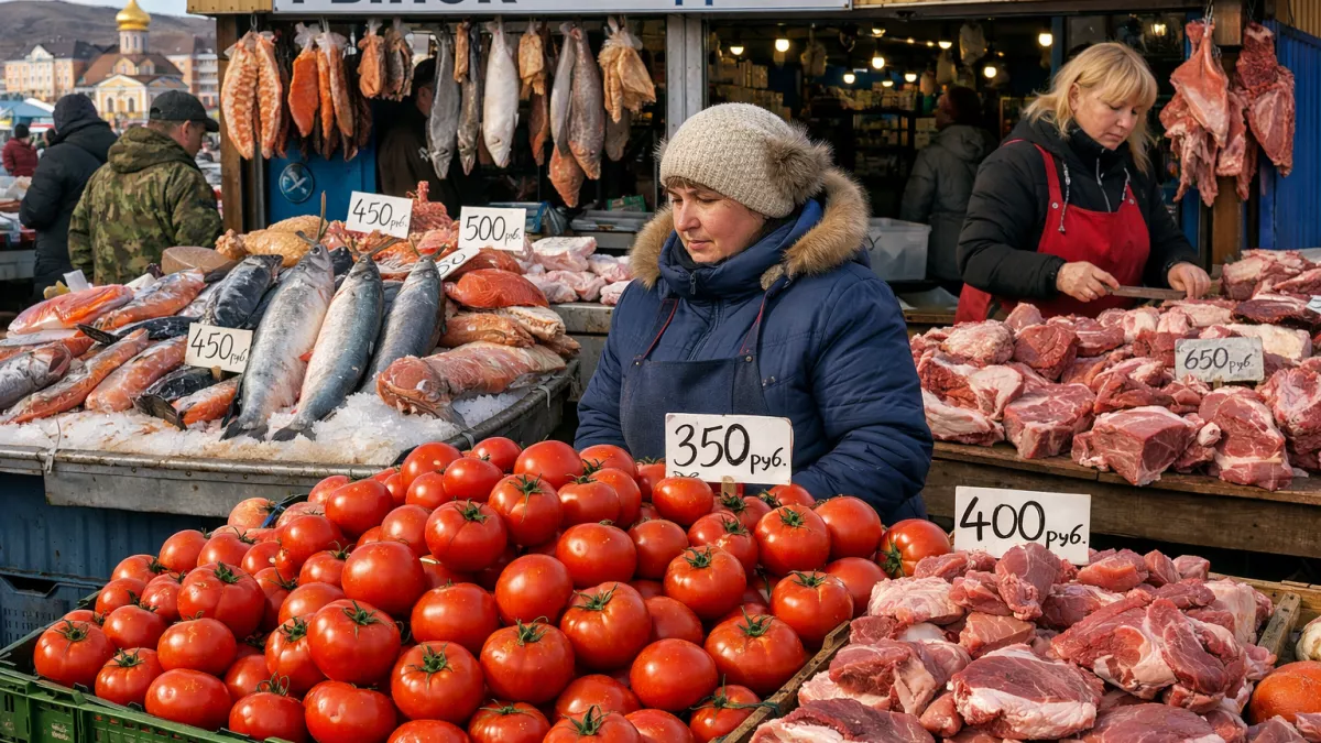 Прилетел на Чукотку и обомлел: помидоры по 1750 рублей за килограмм, кефир 330 рублей - зато рыба стоит копейки 