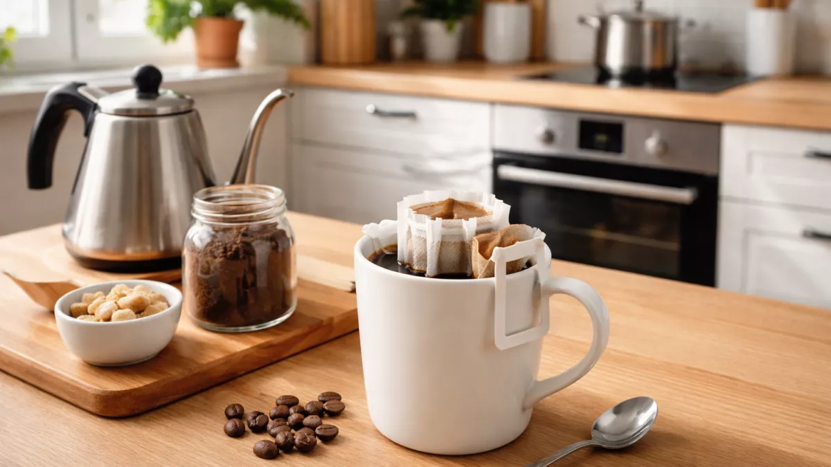 Как правильно заварить кофе в дрип-пакетах из Фикс Прайса: просто, быстро, вкусно - сравниваем с вареным 