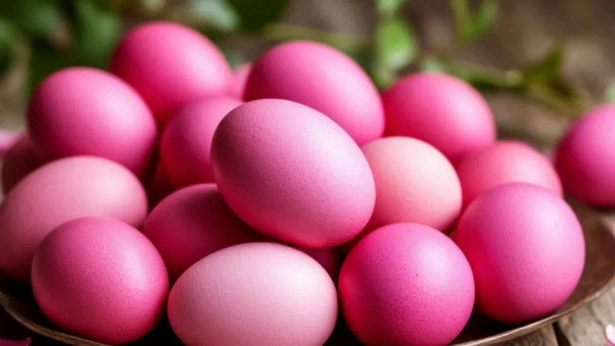 Луковая шелуха — банальщина и прошлый век: яйца на Пасху крашу в цвет розовых лепестков — беру 1 дешевый овощ