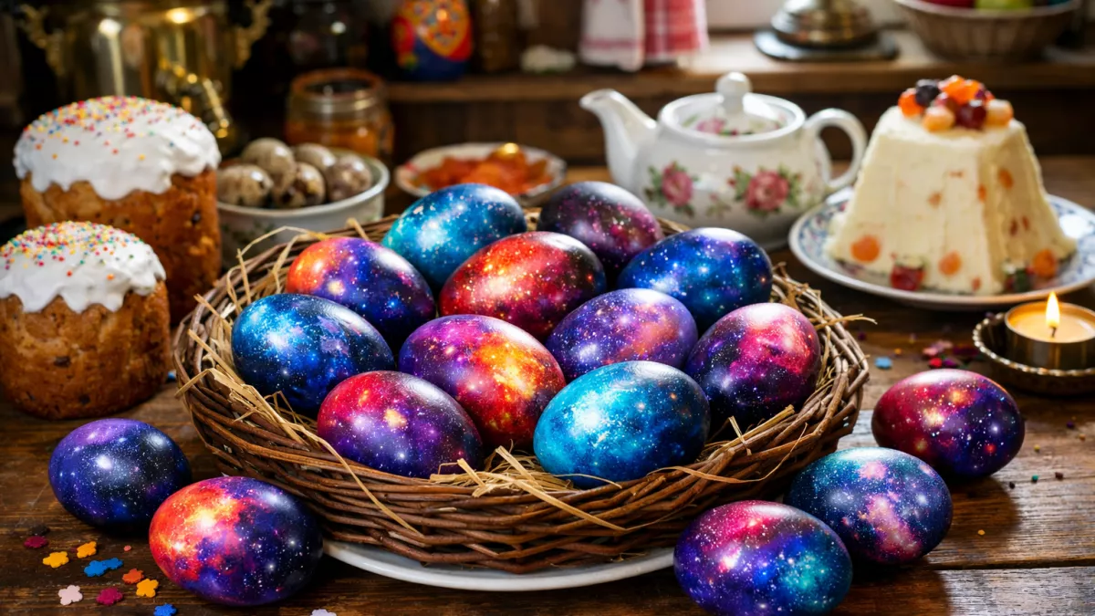 Крашу яйца на Пасху замороженными ягодами: особенно хорош способ с черной смородиной - от космических яиц раскрыла рот вся семья 