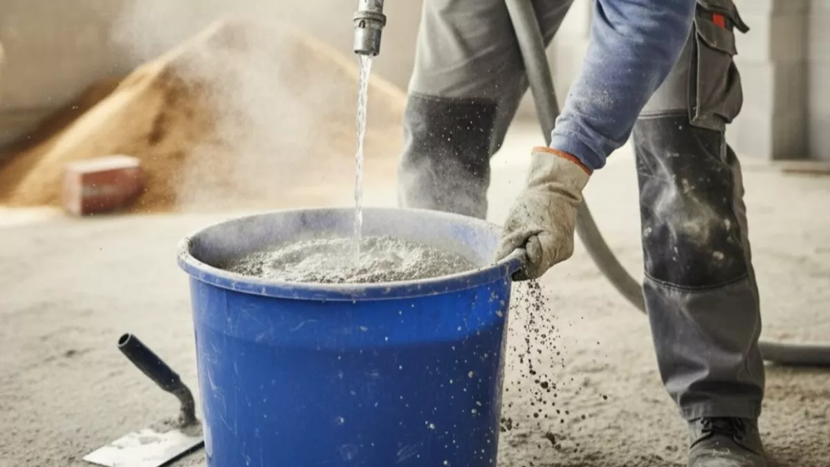 Цемент в воду или вода в цемент: роковая ошибка, из-за которой трескается бетон - допускает каждый второй