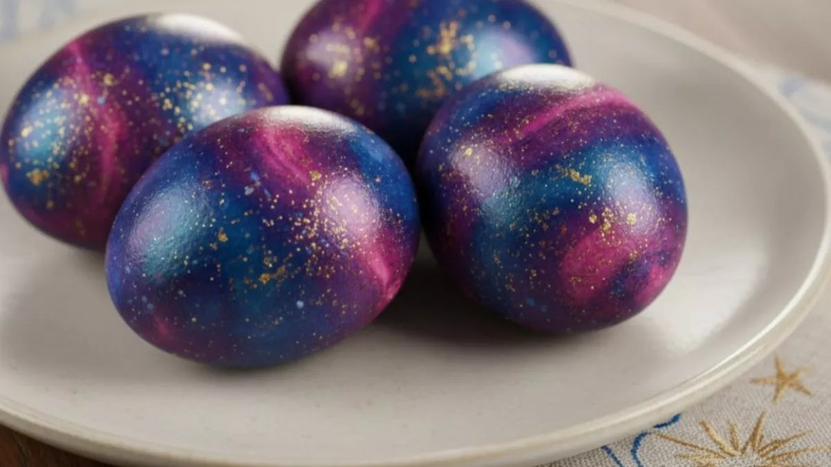 Пасху встречаю «космическими» яйцами: главное украшение стола готовлю только так — не яички, а загляденье
