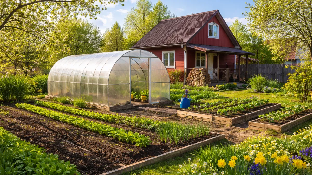 Изобрела примитивное отопление для теплицы: не затратное, но дающее хорошее тепло - мой простой, но рабочий способ 