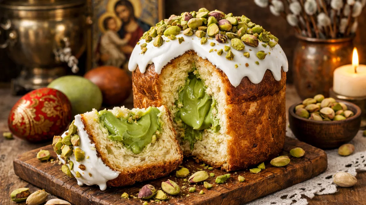 Модный "дубайский" кулич с фисташками: готовится проще обычного, а вкус будете вспоминать весь год – рецепт 