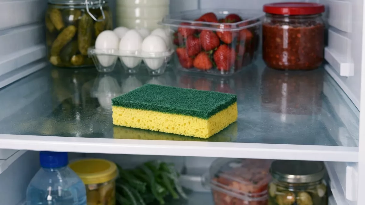 Положил в холодильник обычную губку: такого эффекта не ожидал - трюк избавил от вечной проблемы