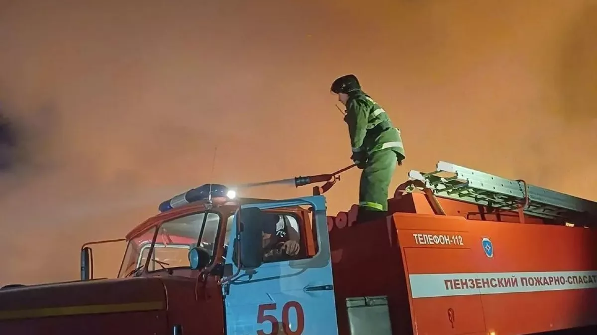 Возгорание на полигоне ТБО ликвидировали в Пензенской области