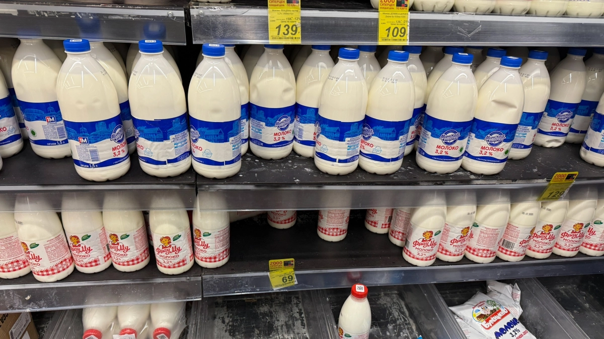В Пензенской области за месяц подешевело молоко
