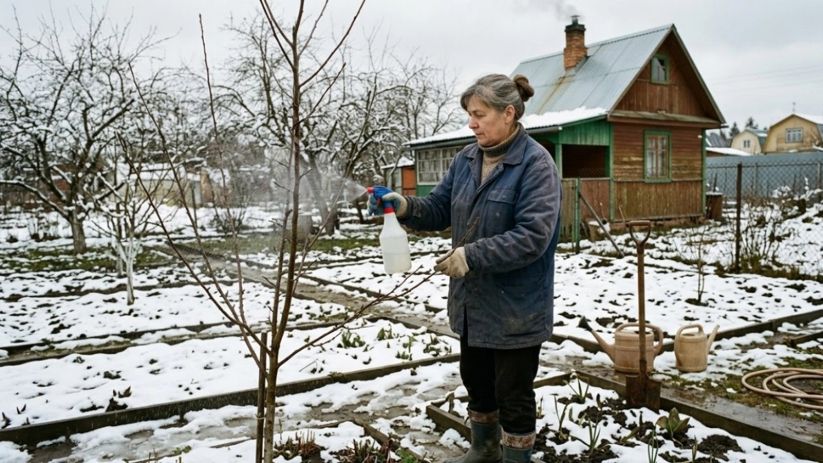 Жду потепления до 5 °C — и отправляю смородину в «душ Шарко»: грибок, тля и клещ обходят куст за 100 верст 