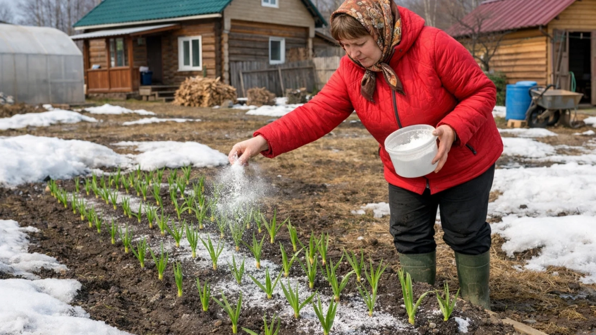 Главная весенняя подкормка чеснока — делаю её каждый год и собираю урожай, которому завидуют все соседи