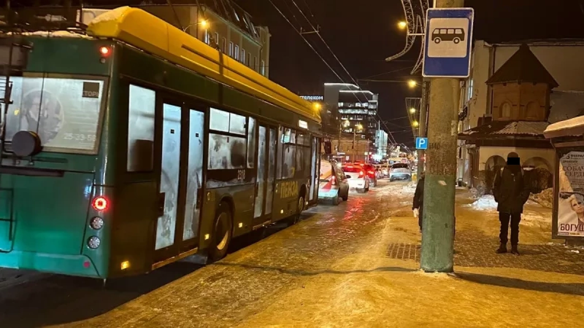 В Пензе столкнулись автобус и троллейбус