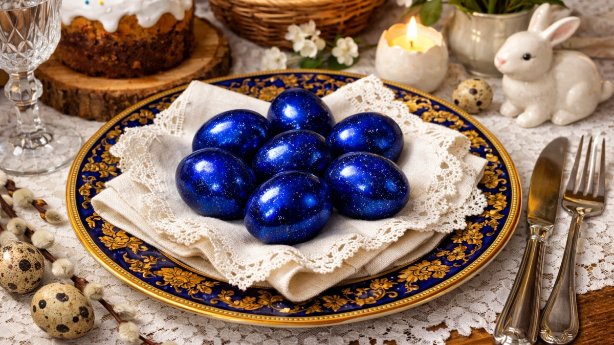 Не шелуха и не каркаде — крашу яйца на Пасху по-другому, и они выходят ярче сапфира: способ без химии