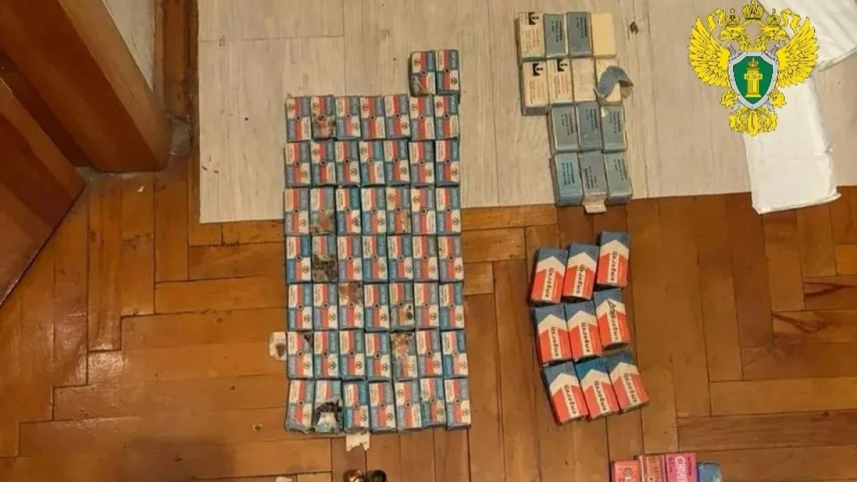 75-летний житель г. Пензы хранил в своем доме около 4 тыс. патронов 