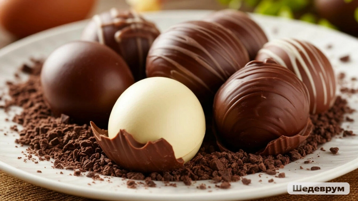 Не скорлупки, а шоколадные «киндеры»: как покрасить яйца в благородный шоколад к Пасхе 2026 с помощью кофе
