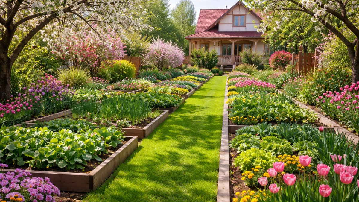 Что постелить между грядок: 5 вариантов красивых дорожек для сада - практичные настолько, что косилка простоит без дела все лето 