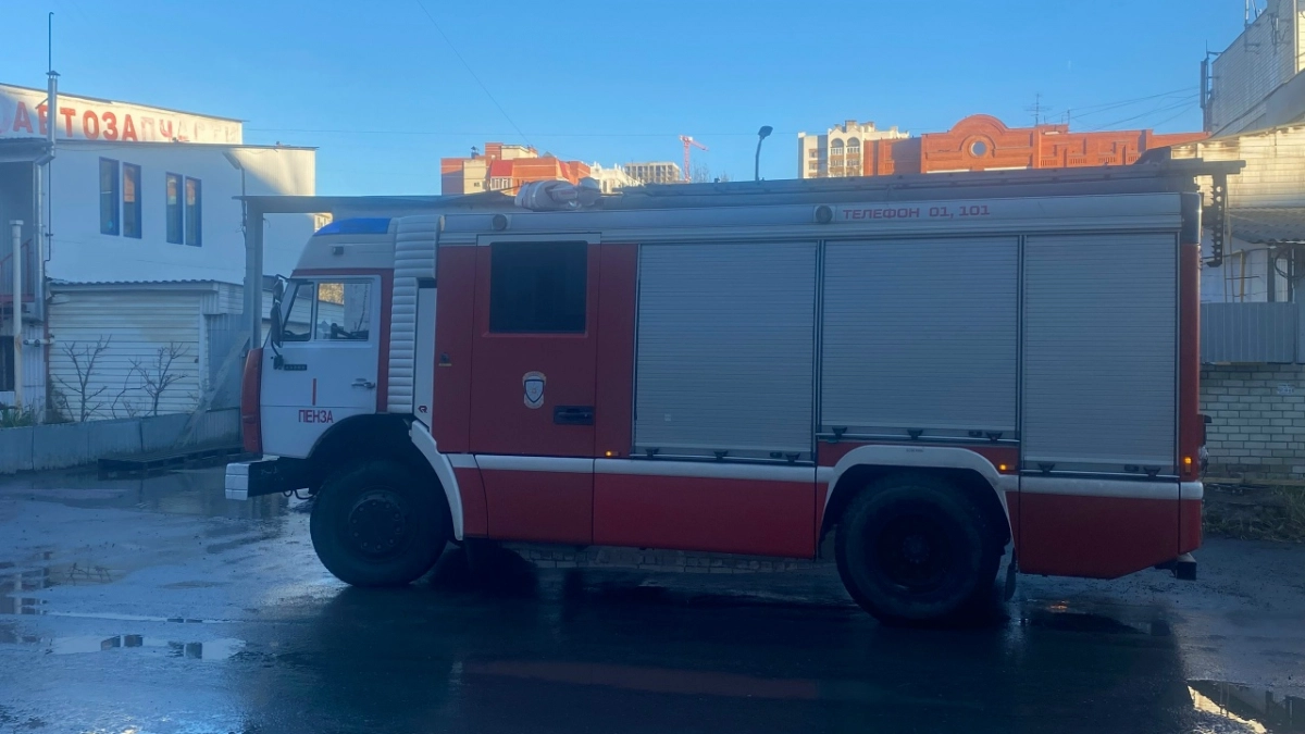 За сутки в Пензенской области произошло два пожара