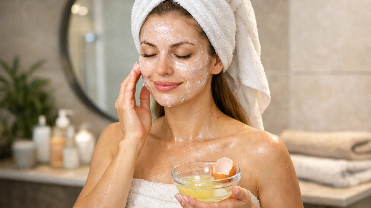 Сырой белок на лицо — кожа станет как после салона: вся фишка в слоенном намазывании 
