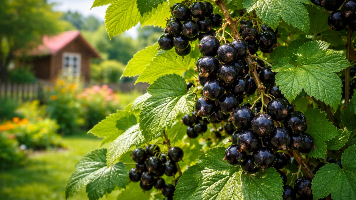 Три муки под куст в апреле - и смородина с 5-рублёвую монету: все кусты в наливных ягодах