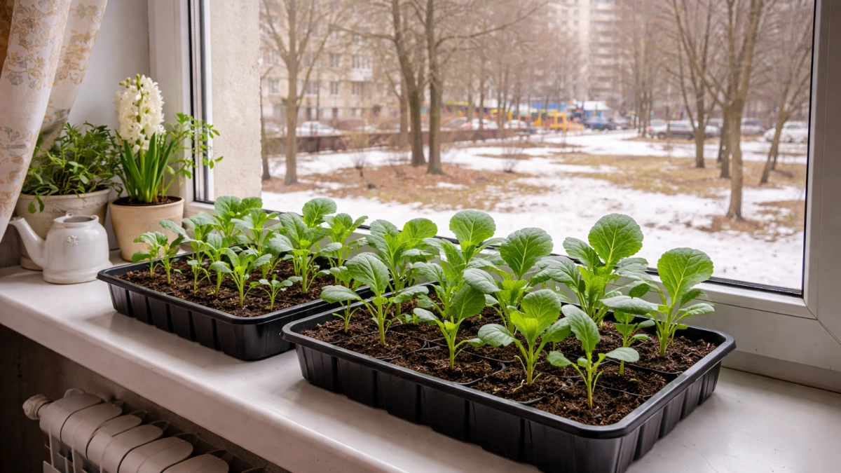 Первое правило рассады капусты: кто запомнит - всегда с урожаем. Не пересохнет, не зачахнет даже у садовода-новичка 