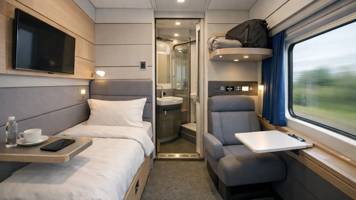 В РЖД появился уникальный вагон: там все купе одноместные — рассказываю о поездке, где наконец можно спать в тишине и комфорте