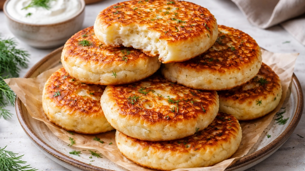 Просто обжариваю творог: снаружи — лёгкая золотистая корочка, внутри — нежная, мягкая текстура