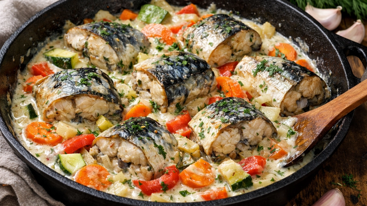 Простая скумбрия нежнее семги — беру сметану и готовлю деликатес на сковородке: вкусно и дешево