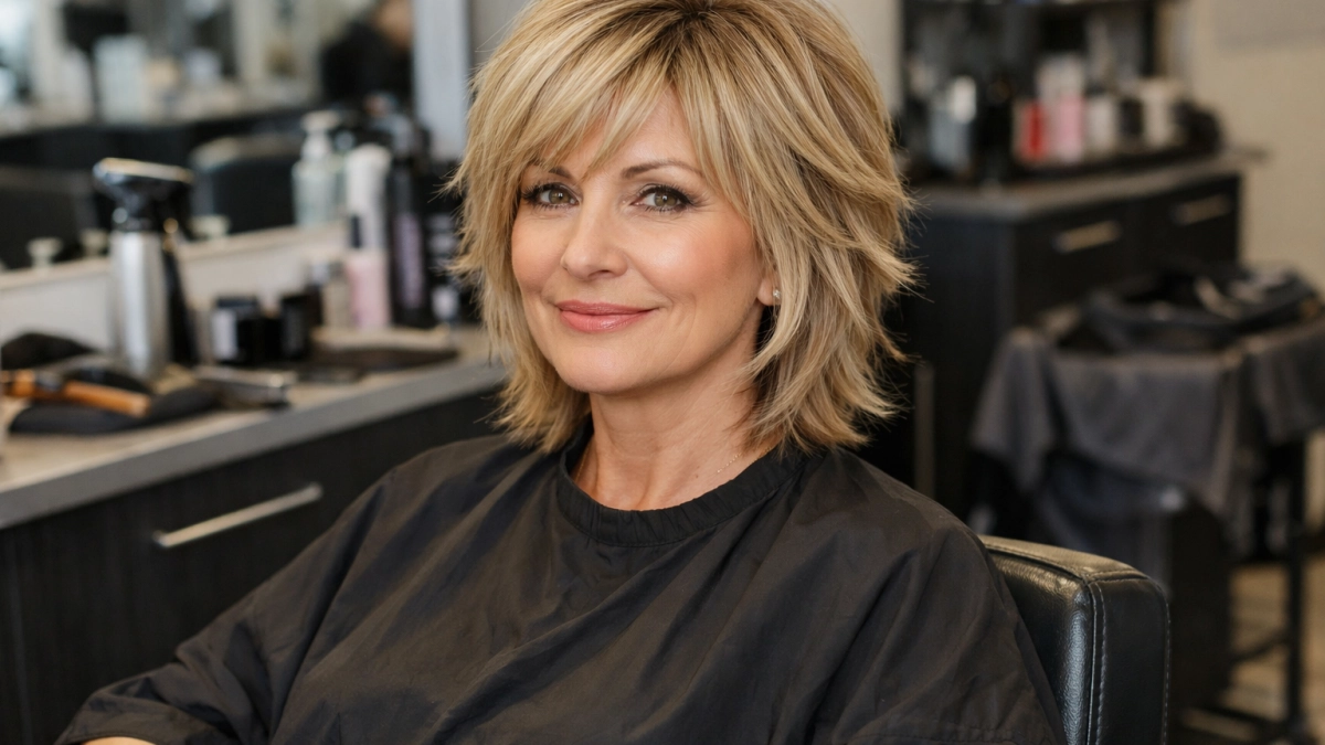 Как после 50 выглядеть на десять лет моложе: 3 многослойных стрижки, с которыми лицо выглядит свежее