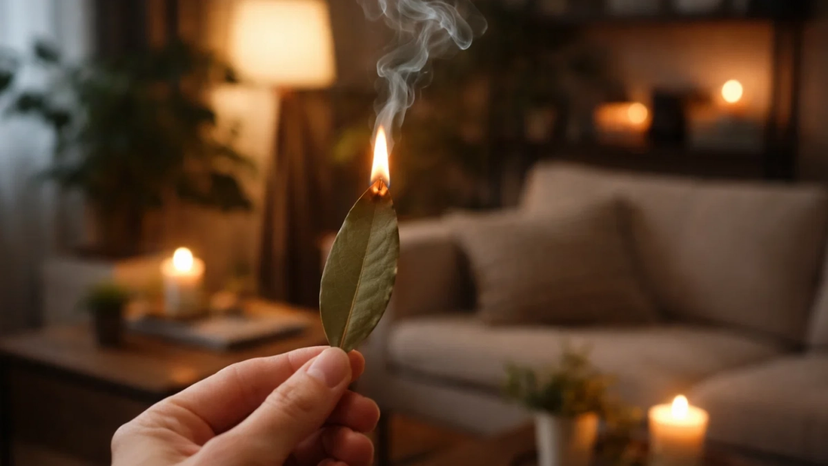 В апреле зажигаю лавровый лист и прохожусь с ним по квартире: вся семья заметила перемены — мало кто знает, для чего это нужно