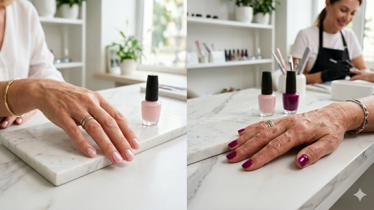 Маникюр в 55+: какой цвет лака уберет несколько десятков лет, а какой добавит рукам возраст - тренды 2026